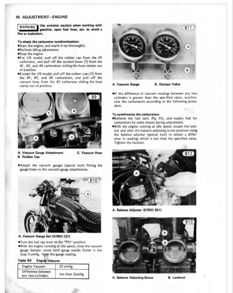 Manual de Taller Kawasaki KZ750 Four - Imagen 3