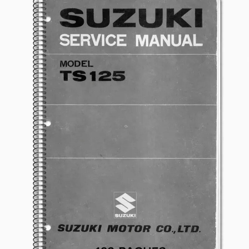 Manual de Taller Suzuki TS125 1977