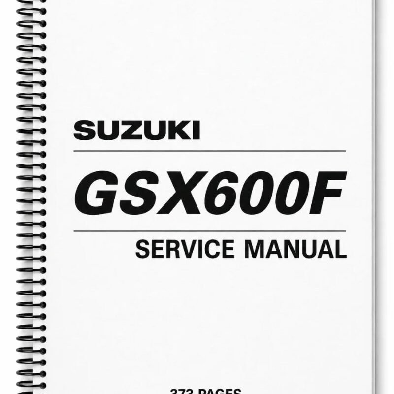 Manual de Taller Suzuki GSX600F 1999 2000 2001