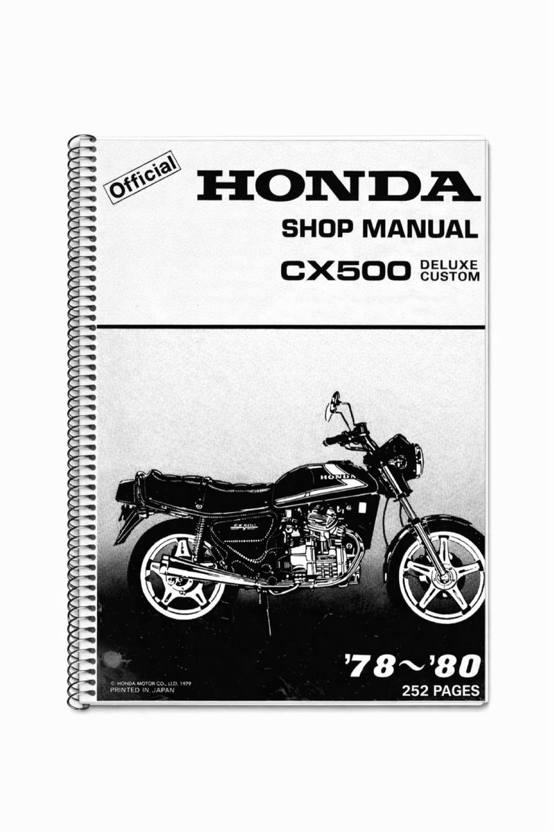 Manual de Taller Honda CX500 Custom 1978-1980