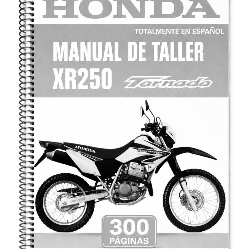 Manual Taller Honda XR250 Tornado 2001