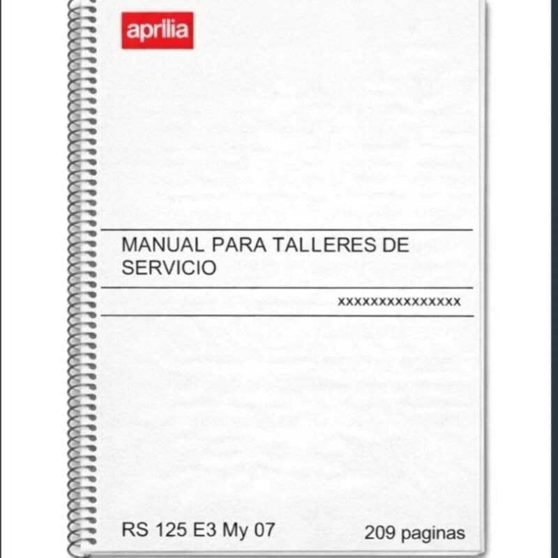 Manual Taller Aprilia RS 125 E3 My 07