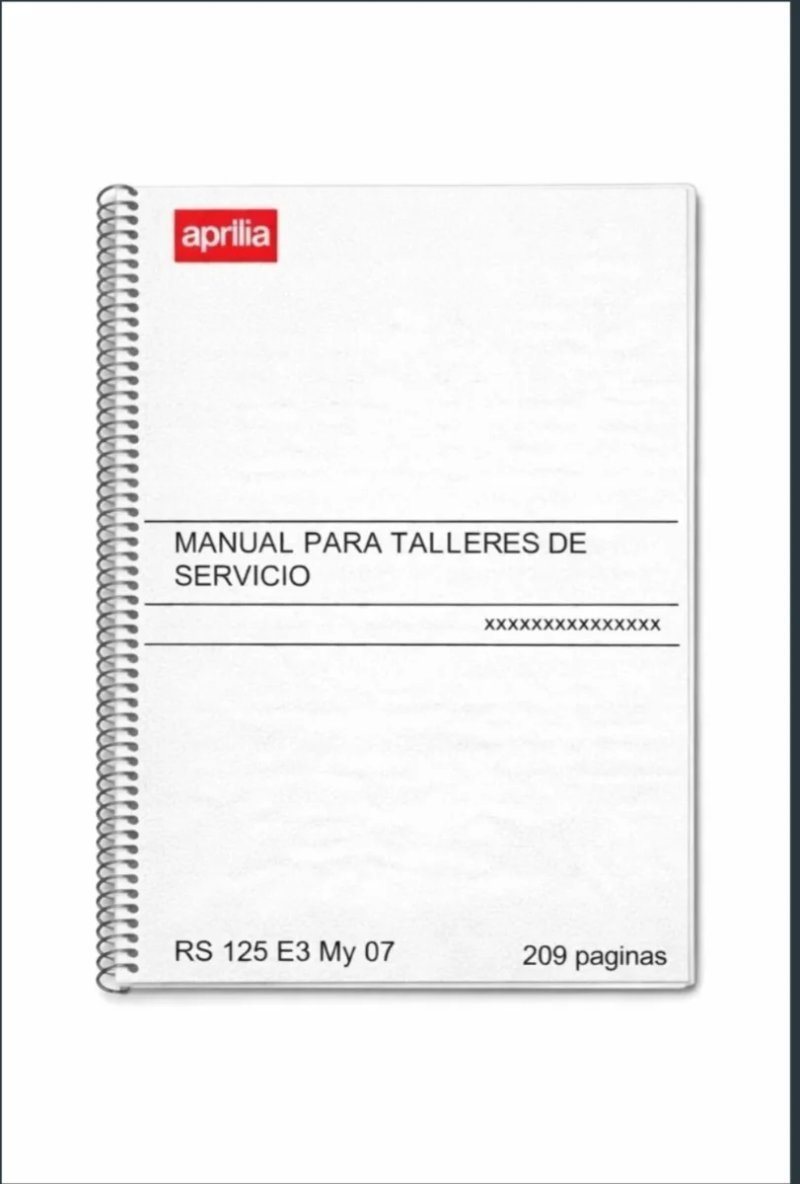 Manual de Taller Aprilia RS 125 E3 My 07