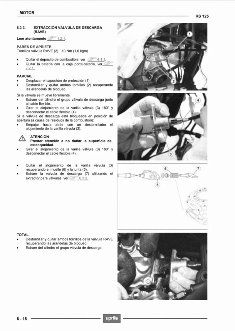 Manual de Taller Aprilia RS 125 1999 al 2005 - Imagen 3