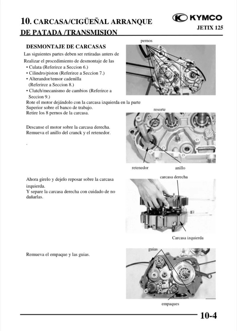 Manual de Taller Kymco JETIX 125 2010 - Imagen 3