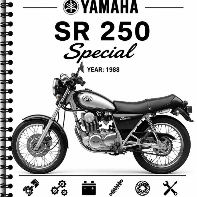 Manual Taller Yamaha SR 250 Special 1988