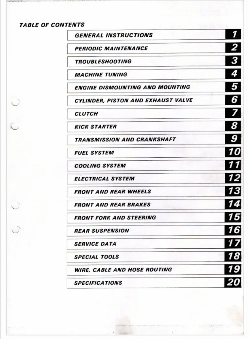 Manual de Taller Suzuki RM250 91 - Imagen 2