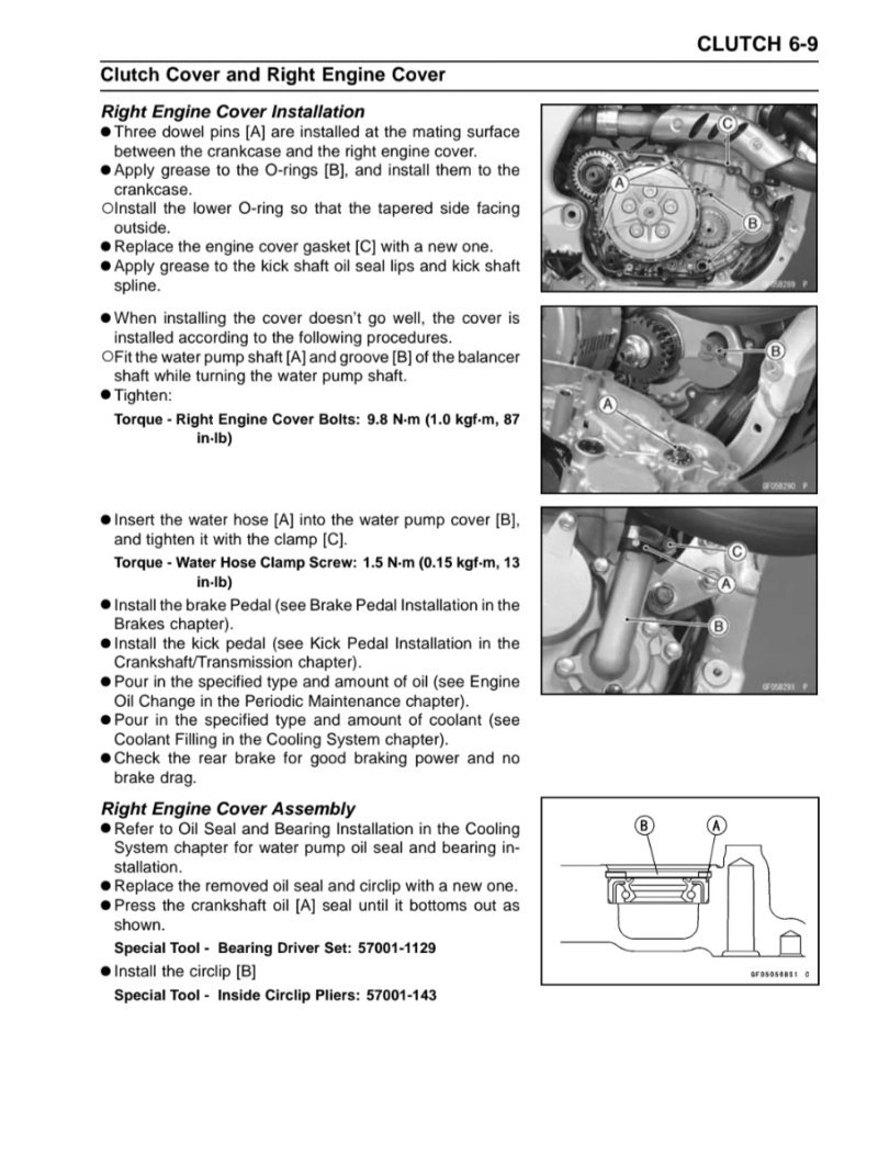 Manual de Taller Kawasaki KX 2009 - Imagen 3