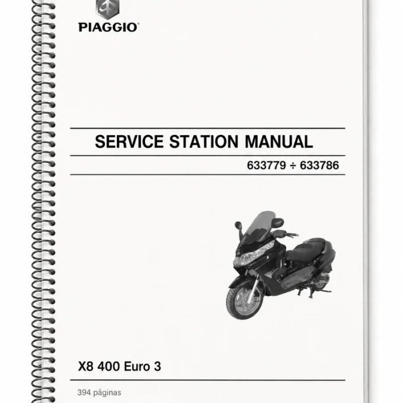 Manual Taller Piaggio X8 400 Euro 3