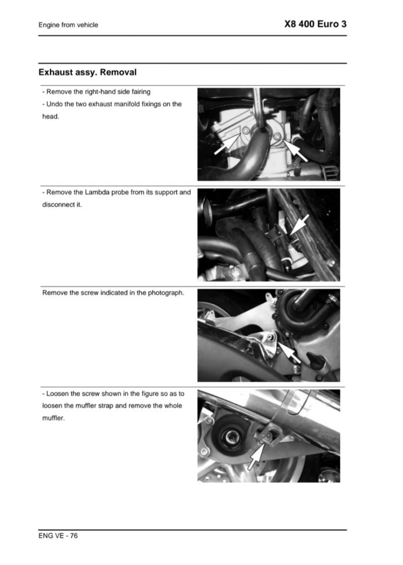 Manual de Taller Piaggio X8 400 Euro 3 - Imagen 3