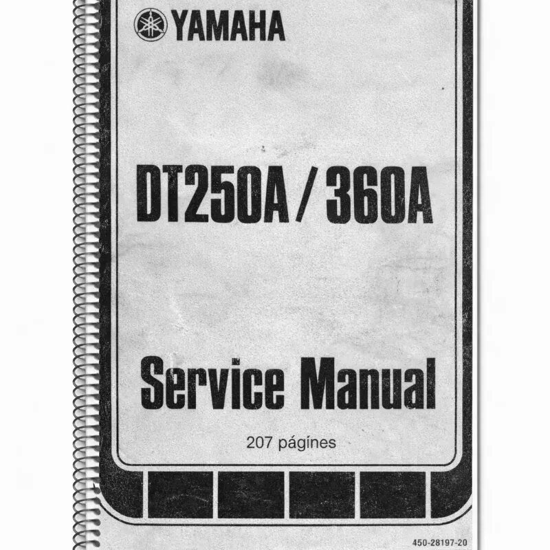 Manual de Taller Yamaha DT250A/360A 74