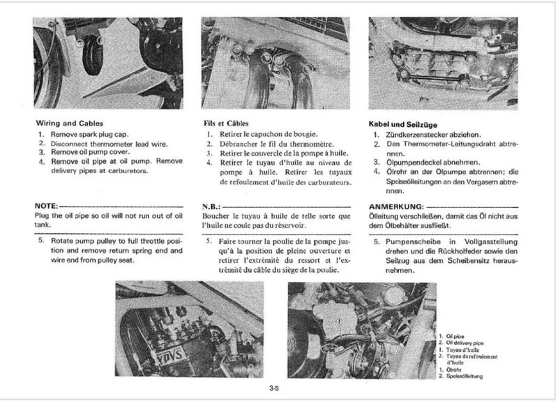Manual de Taller Yamaha RD250LC/RD350LC 1983 - Imagen 3