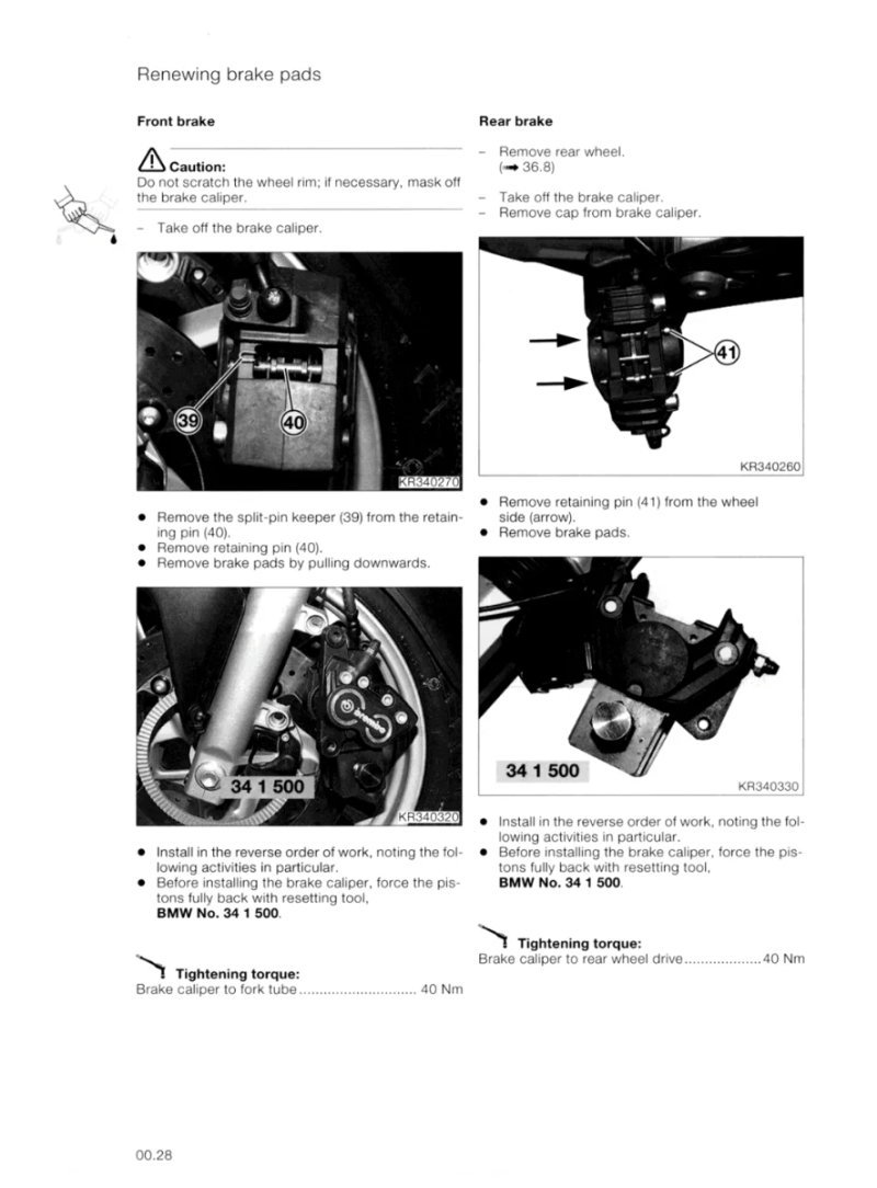 Manual de Taller BMW K 1200 RS (2007) - Imagen 3