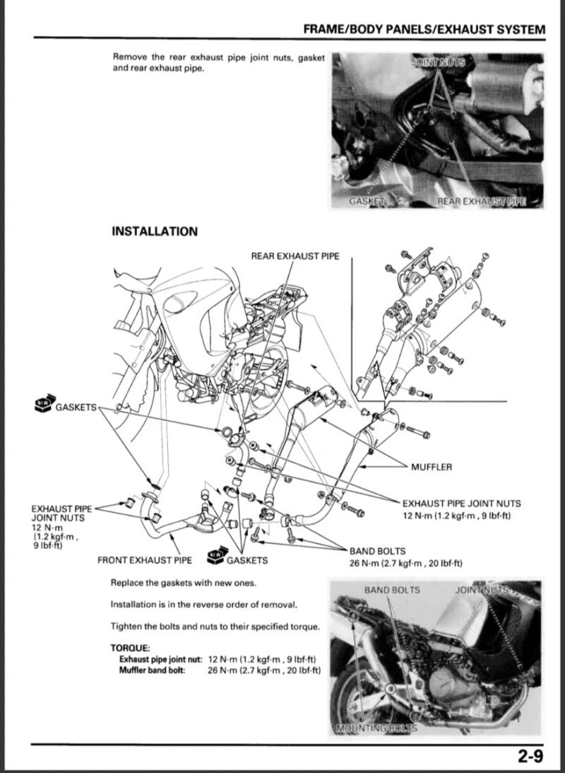 Manual de Taller Honda Varadero 1998 - Imagen 3
