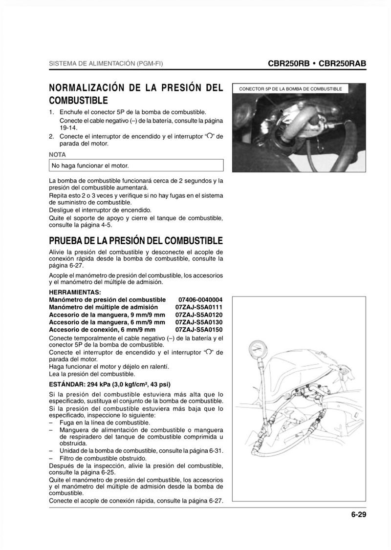 Manual de Taller Honda CBR250RB CBR250RAB 2011 - Imagen 3