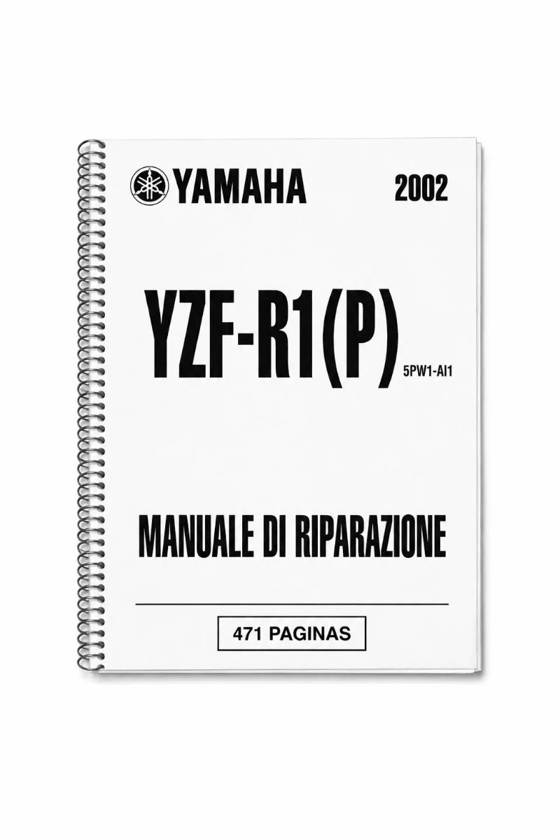 Manual de Taller Yamaha YZF-R1(P) 2002 (en italiano)