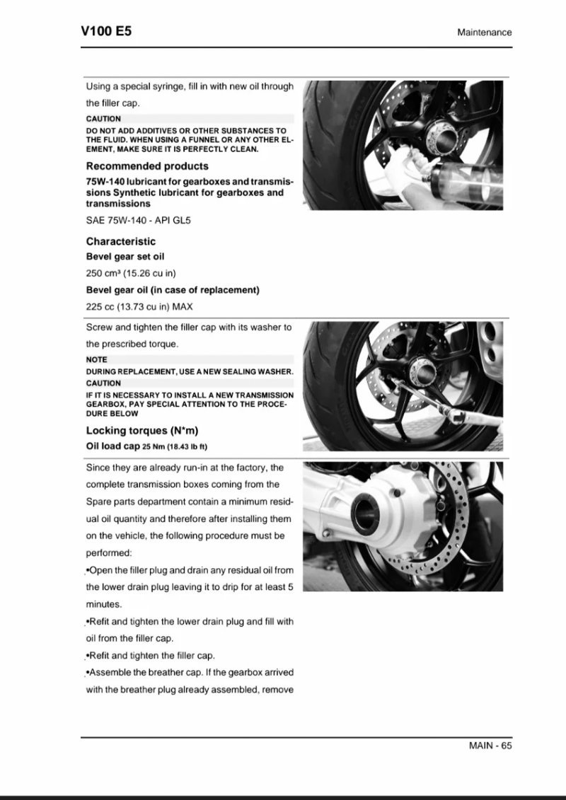 Manual de Taller Moto Guzzi V100 E5 - Imagen 3
