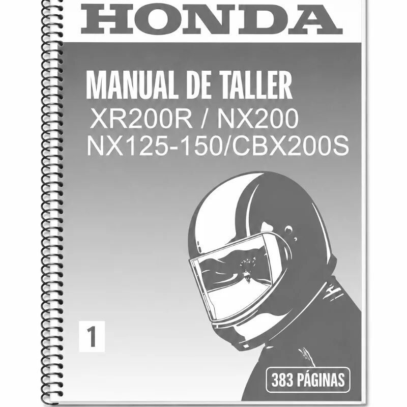 Manual Taller Honda XR200R NX200 NX125-150 CBX200S
