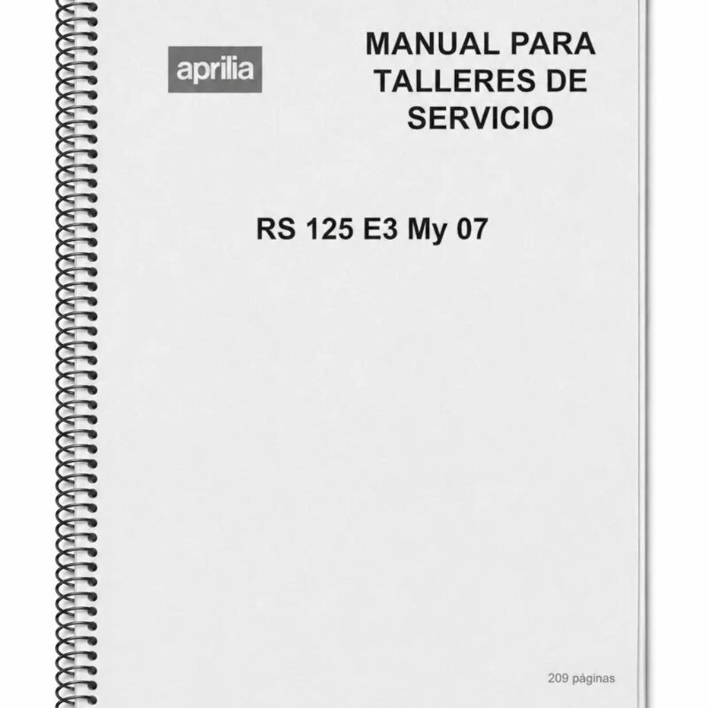 Manual de Taller Aprilia Rs 125 2007