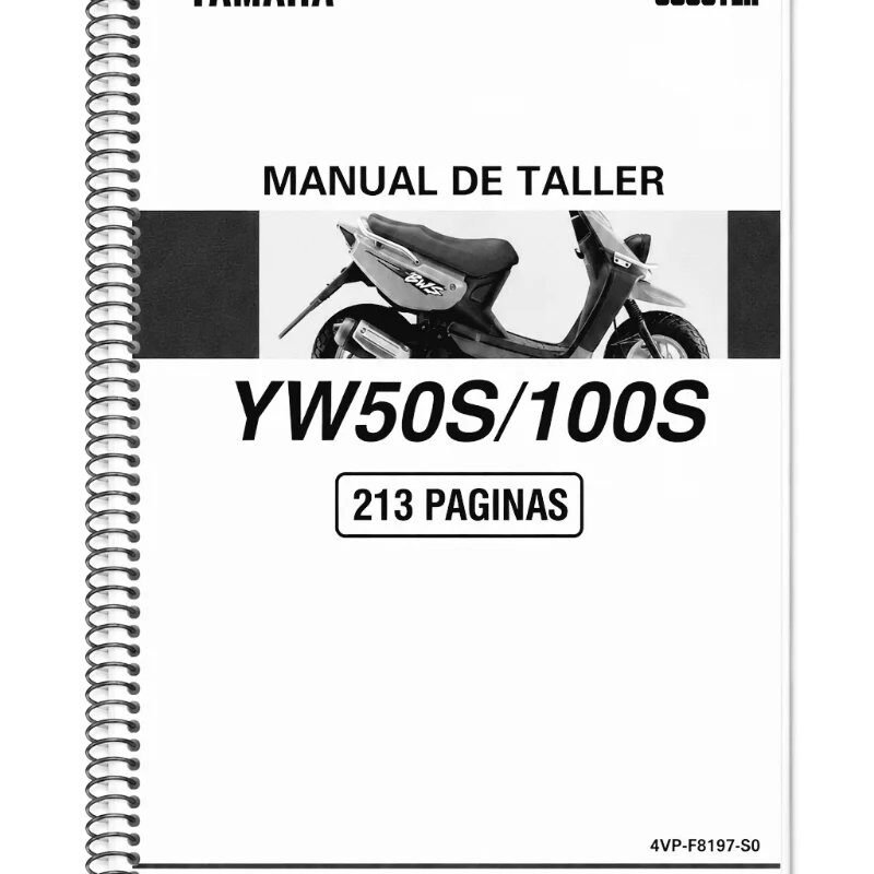 Manual Taller Yamaha YW50S/100S Scooter 1997