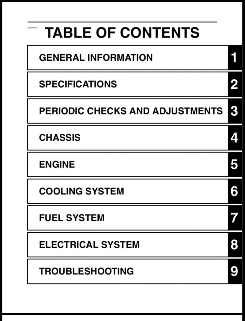 Manual de Taller Yamaha FZS6W FZS6WC 2006 - Imagen 2