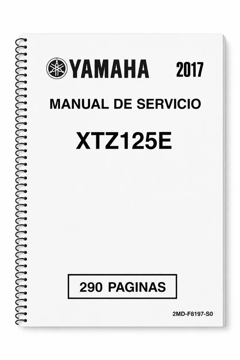 Manual de Taller Yamaha XTZ125E 2017