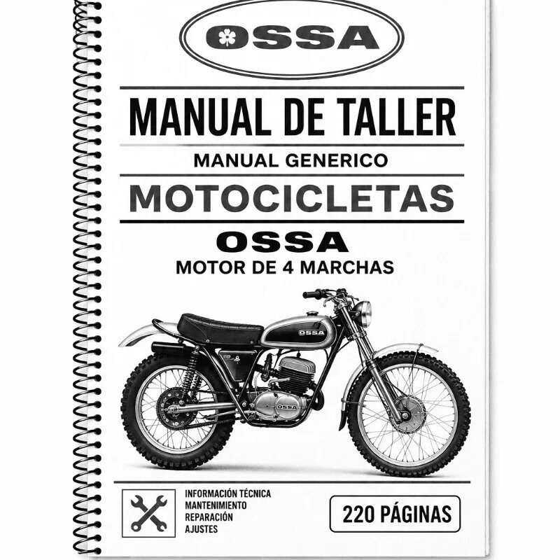 Manual de Taller OSSA Motocicletas 4 Marchas