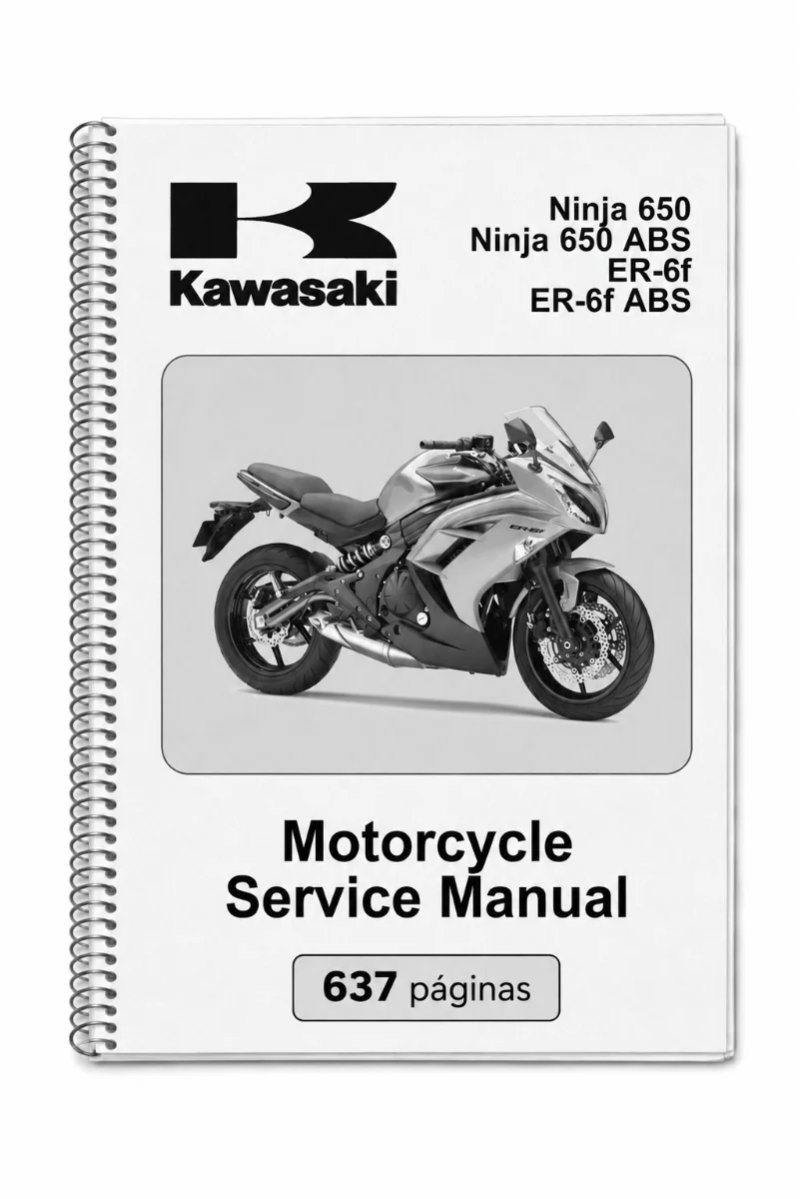 Manual de Taller Kawasaki ER -6f 2012