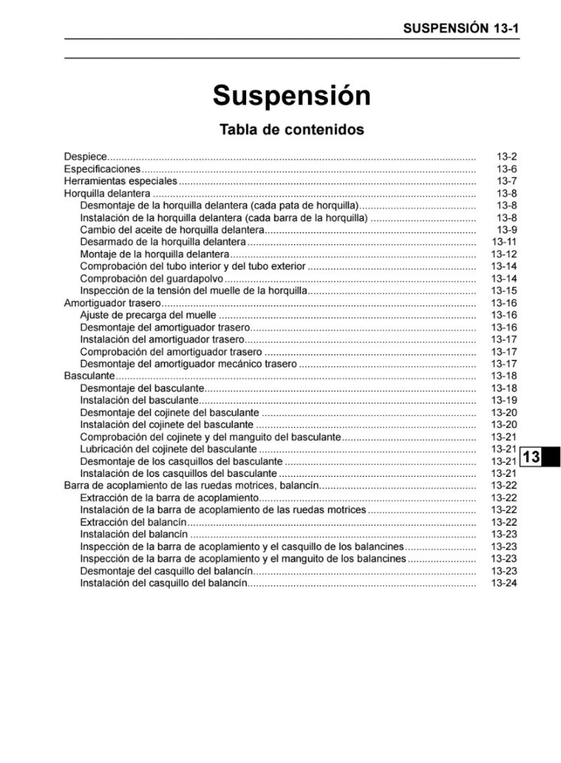 Manual de Taller Kawasaki Versys -X300 2017 - Imagen 2