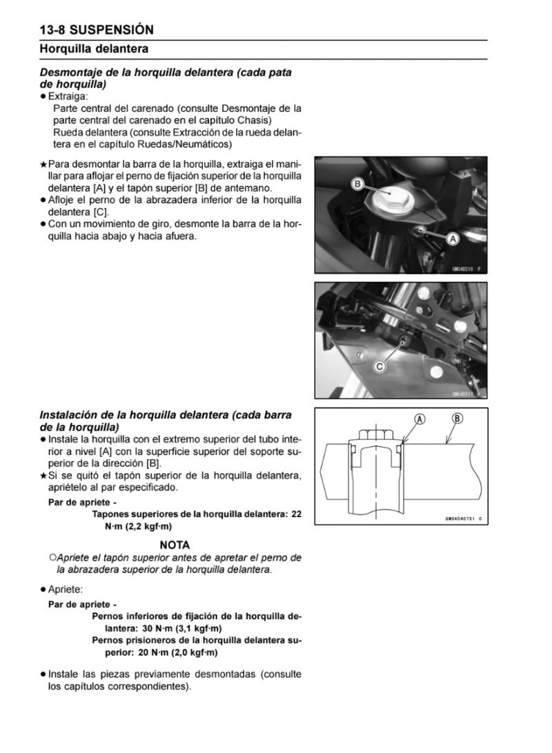 Manual de Taller Kawasaki Versys -X300 2017 - Imagen 3