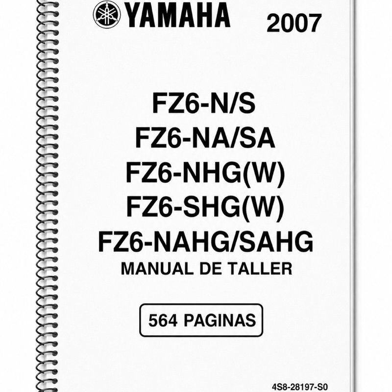 Manual Taller Yamaha FZ6 2007