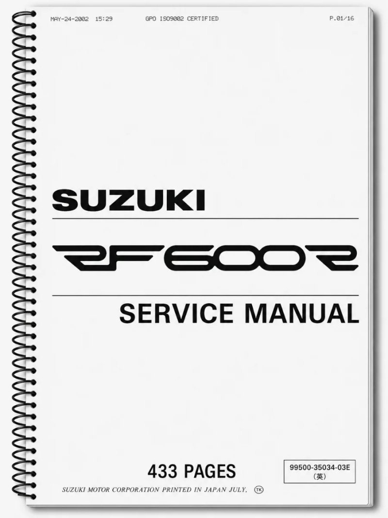Manual de Taller Suzuki RF600R 1994-1997