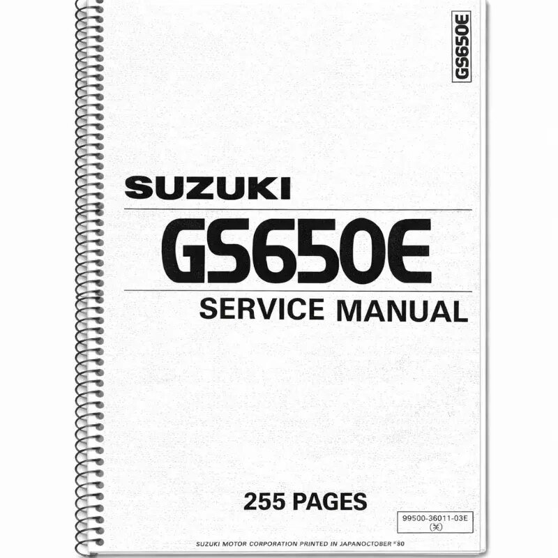 Manual de Taller Suzuki GS650E