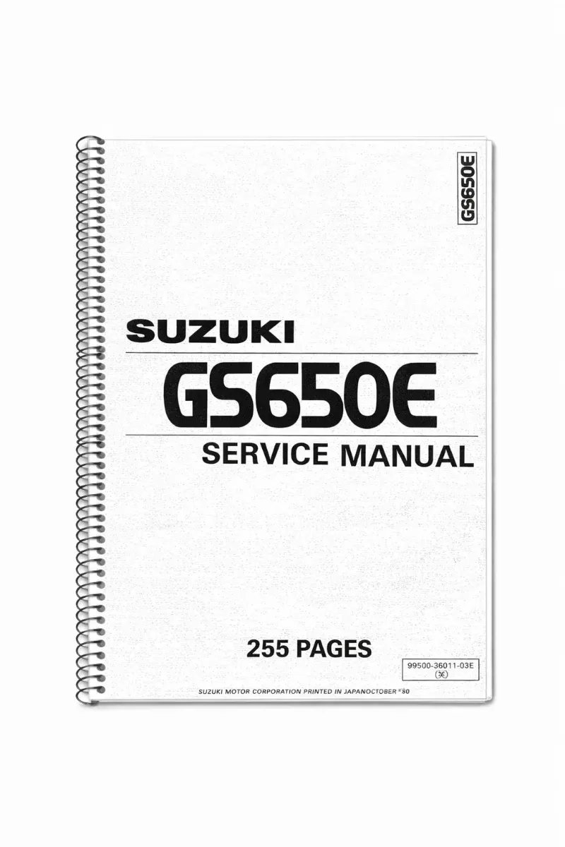 Manual de Taller Suzuki GS650E