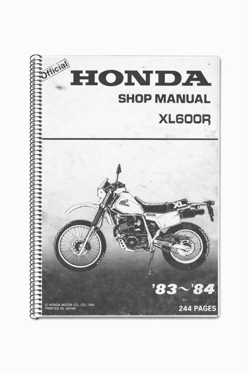 Manual de Taller Honda XL600R 1983-1984
