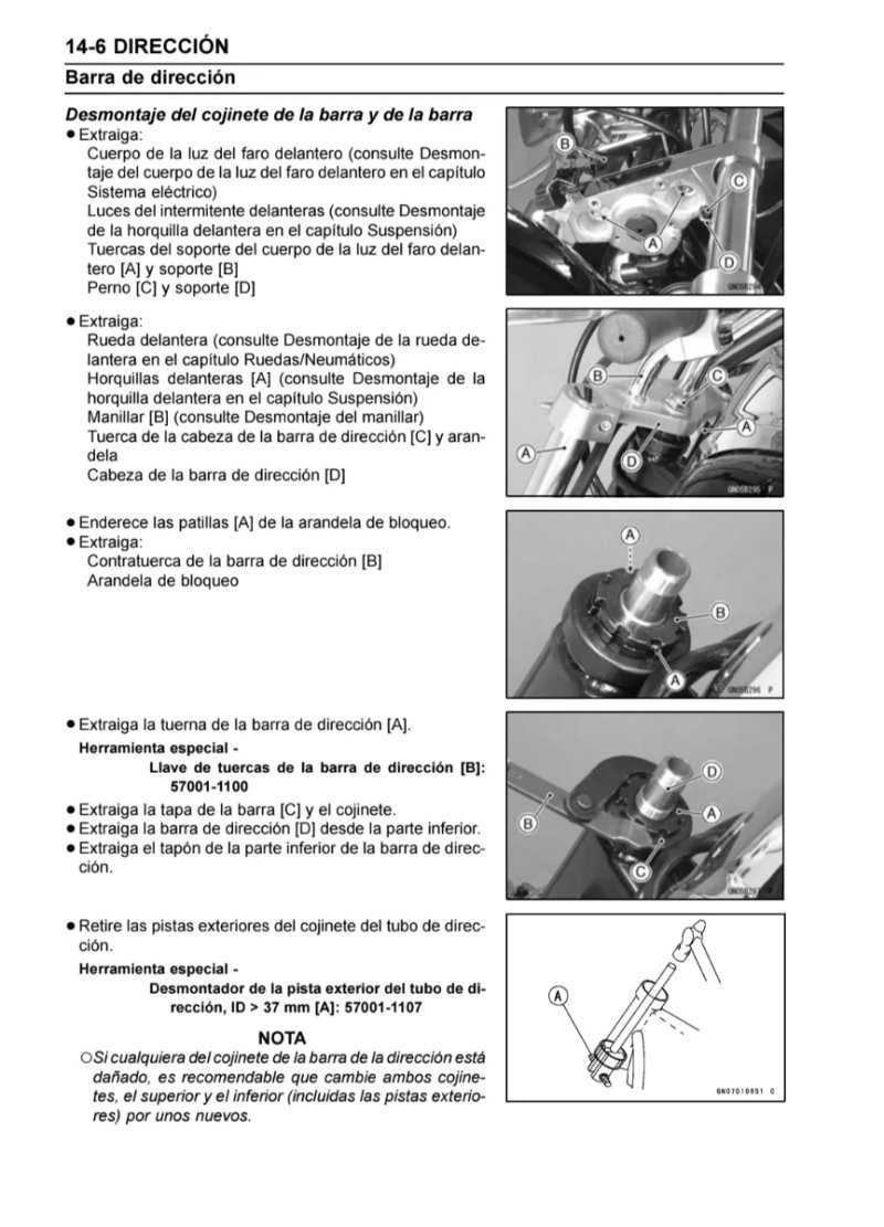 Manual de Taller Kawasaki Vulcan 900 Custom 2008 - Imagen 3