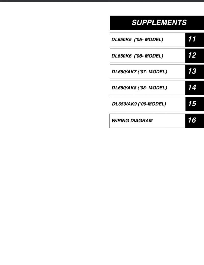 Manual de Taller Suzuki DL 650 V-Strom 2003-2009 - Imagen 3