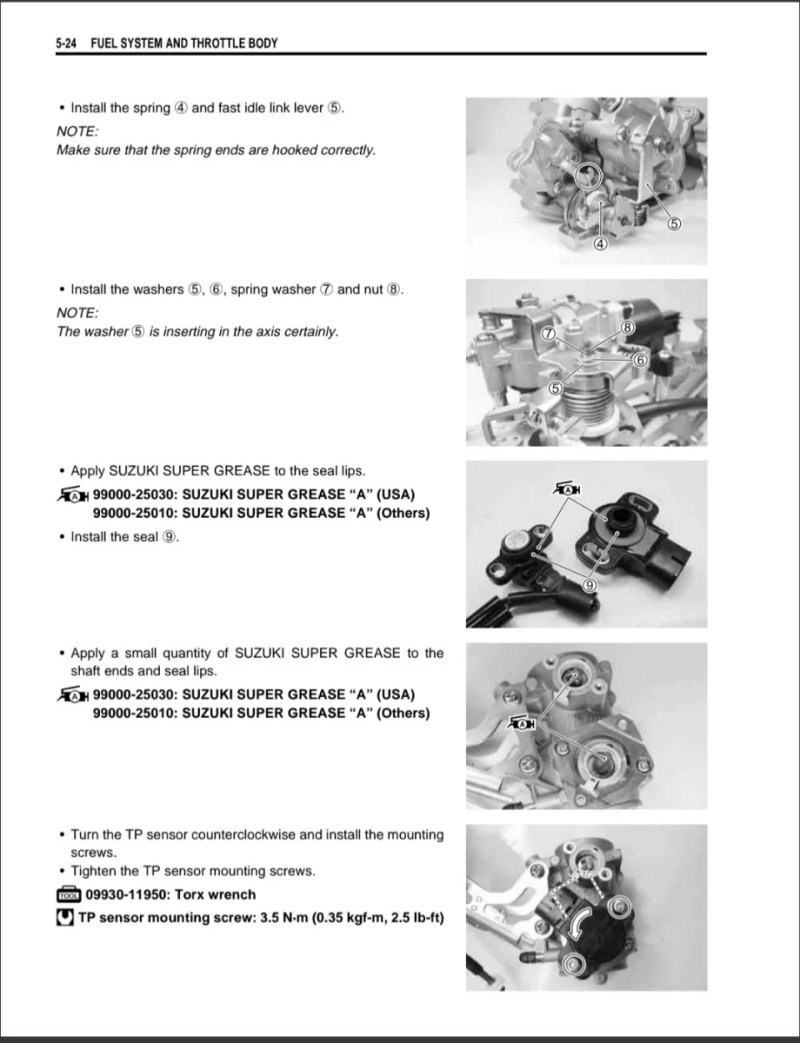 Manual de Taller Suzuki DL 650 V-Strom 2003-2009 - Imagen 4