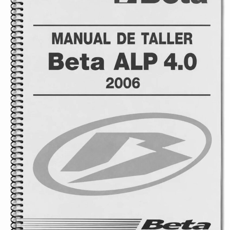 Manual de Taller Beta ALP 4.0 2006