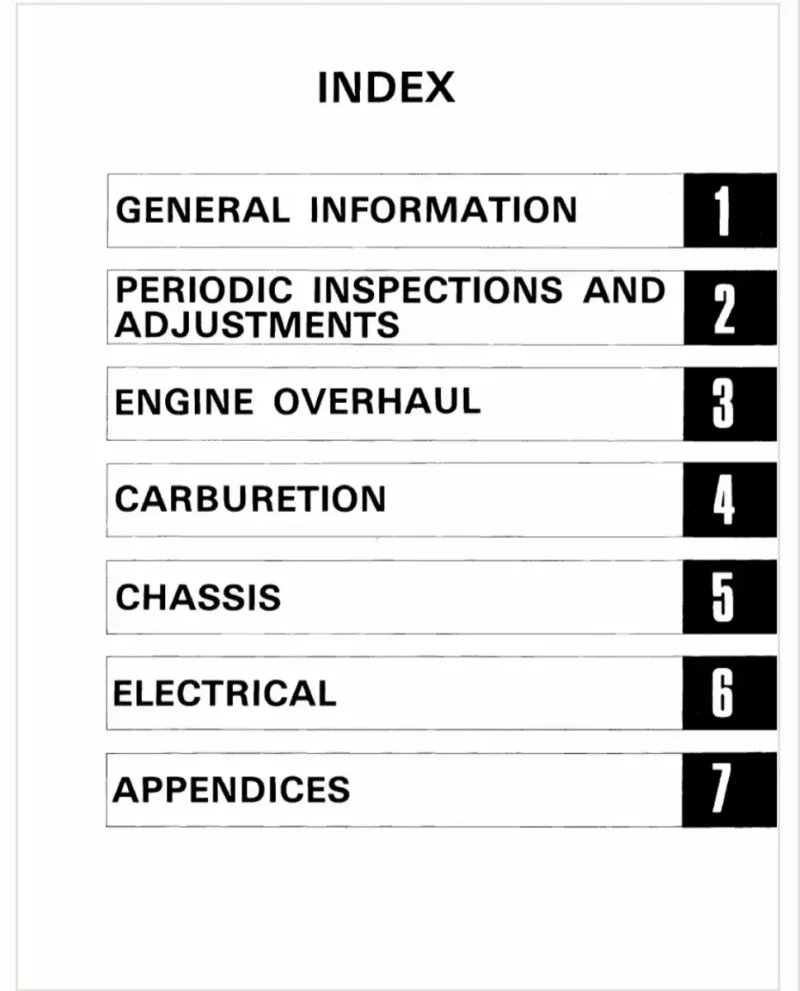 Manual de Taller Yamaha XT600L XT600LC 1984 A 1989 - Imagen 2