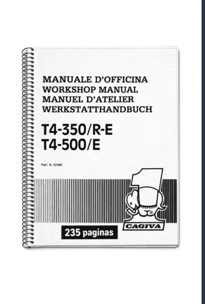 Manual de Taller Cagiva T4-350/500