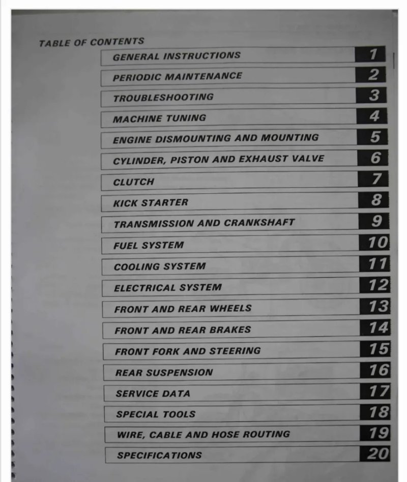 Manual de Taller Suzuki RMX 250 - Imagen 2