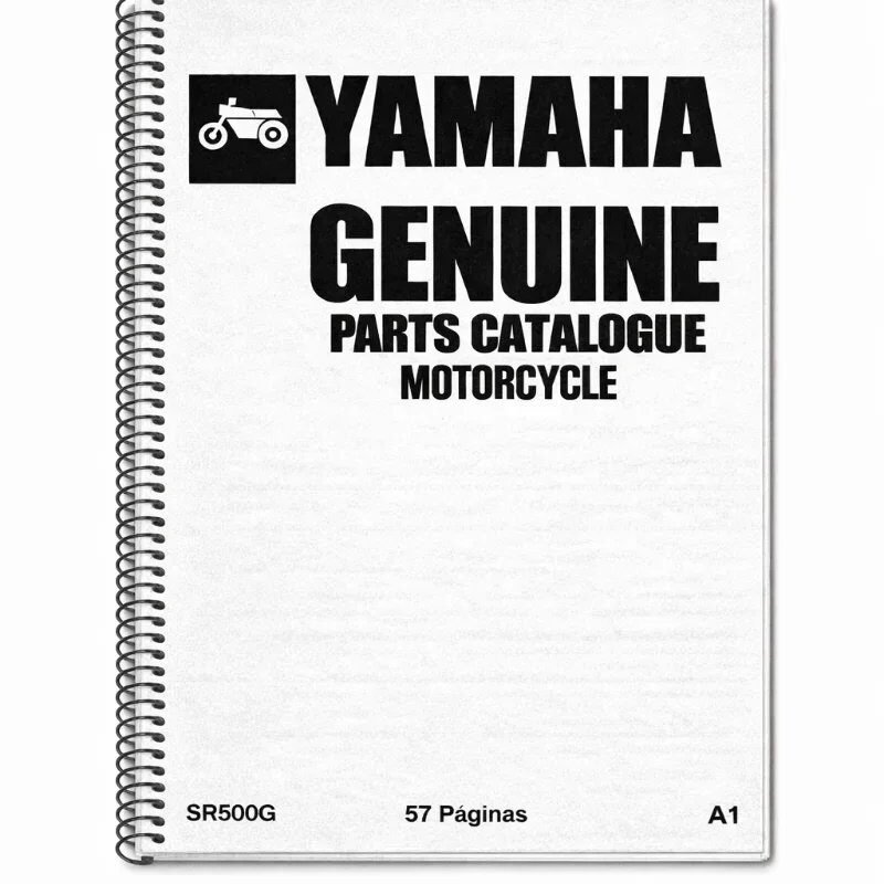 Catálogo Piezas Yamaha SR500G