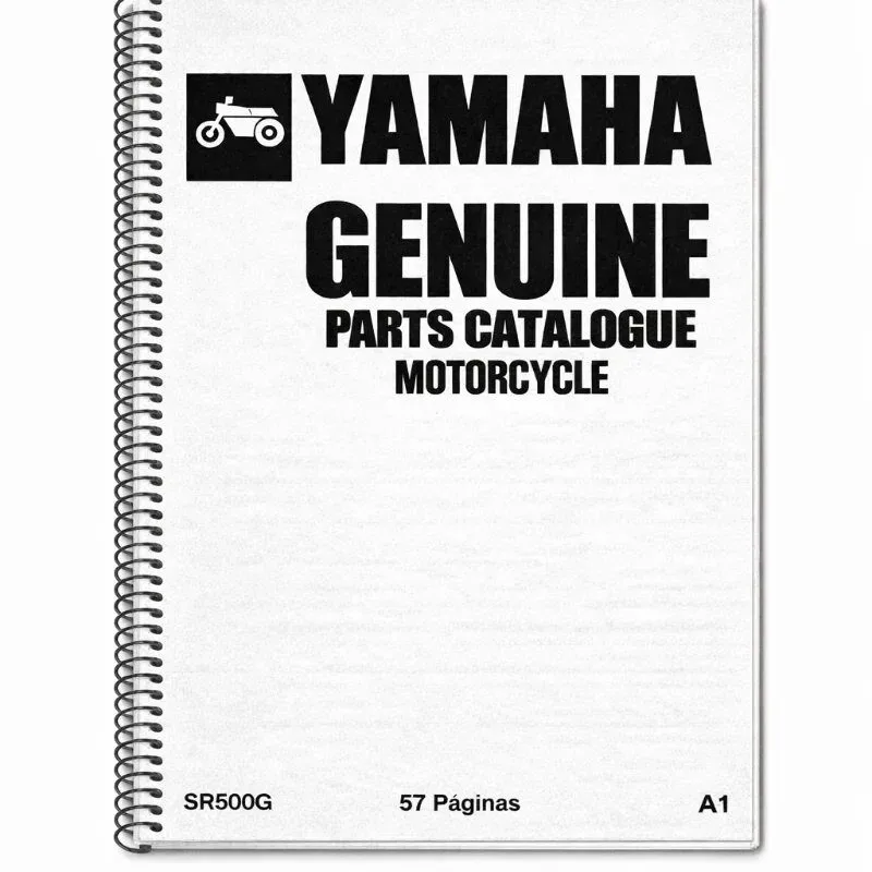 Manual de Taller Catálogo Piezas Yamaha SR500G