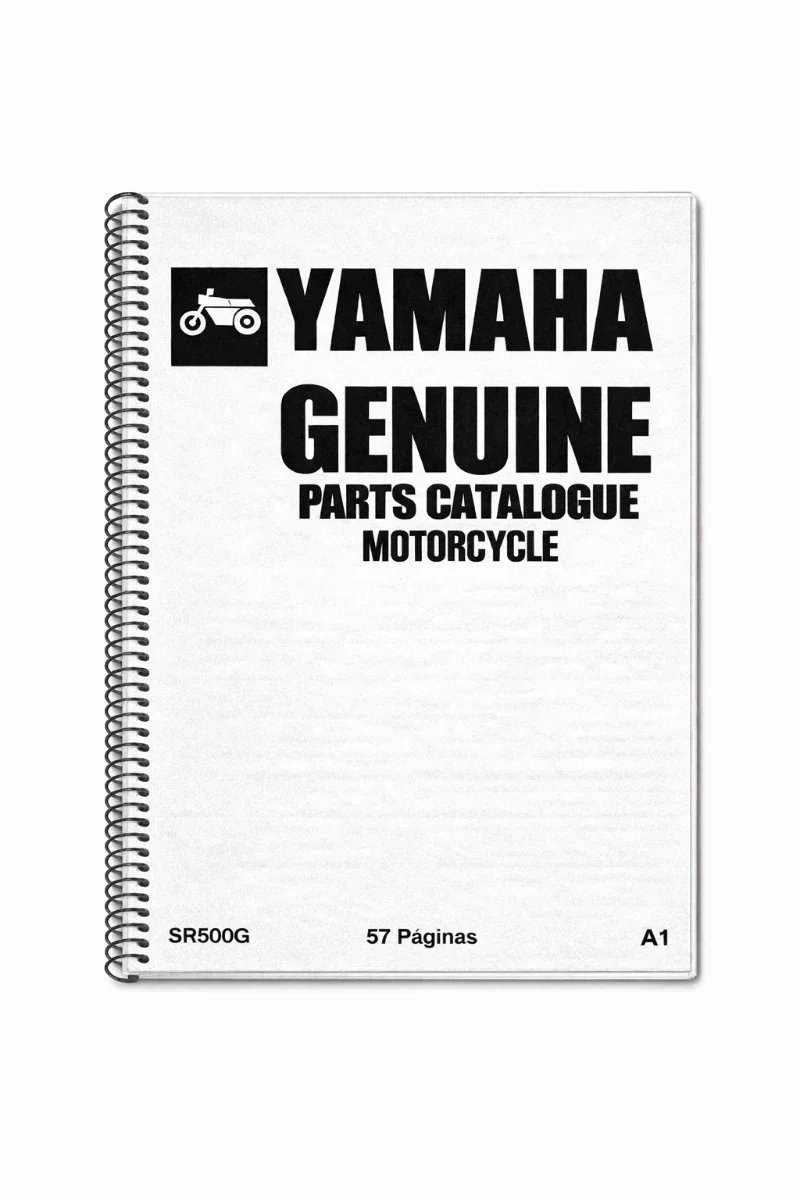 Manual de Taller Catálogo Piezas Yamaha SR500G