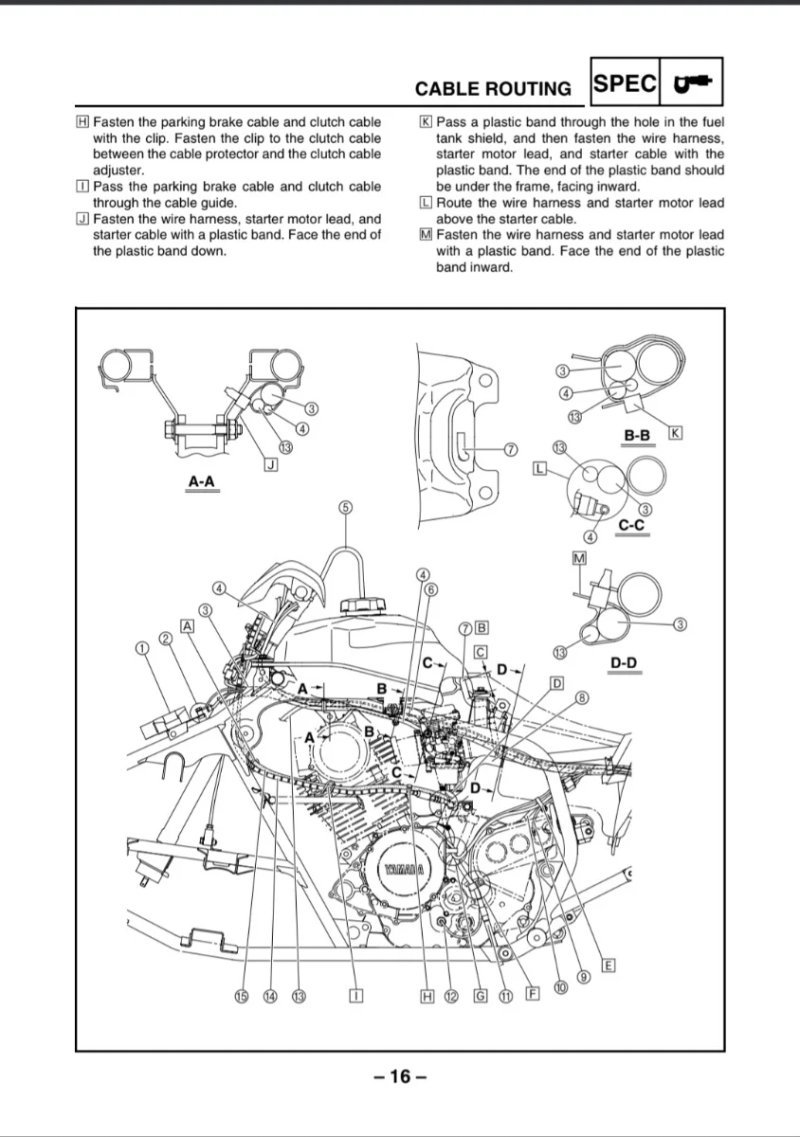 Manual de Taller Yamaha YFM350S Bruin 350 (2004) - Imagen 4