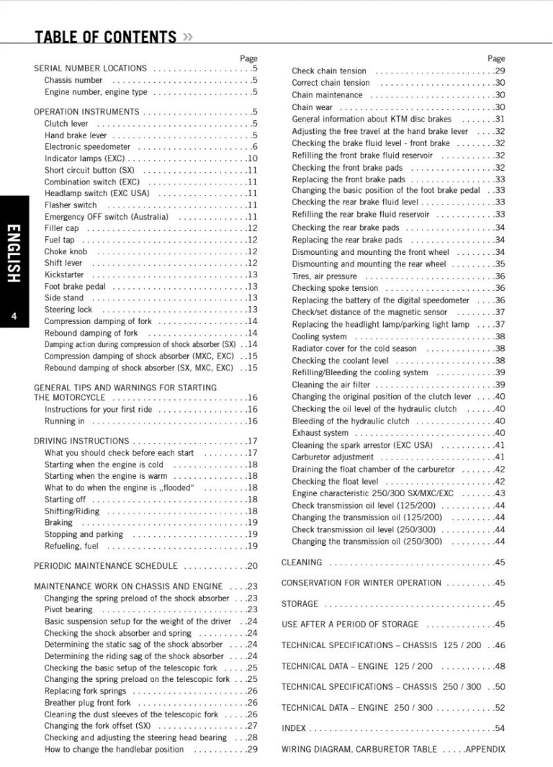 Manual de Taller KTM SX 2005 - Imagen 2