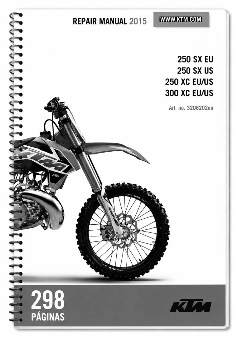 Manual de Taller KTM SX KTM 250-300 SX XC 2015