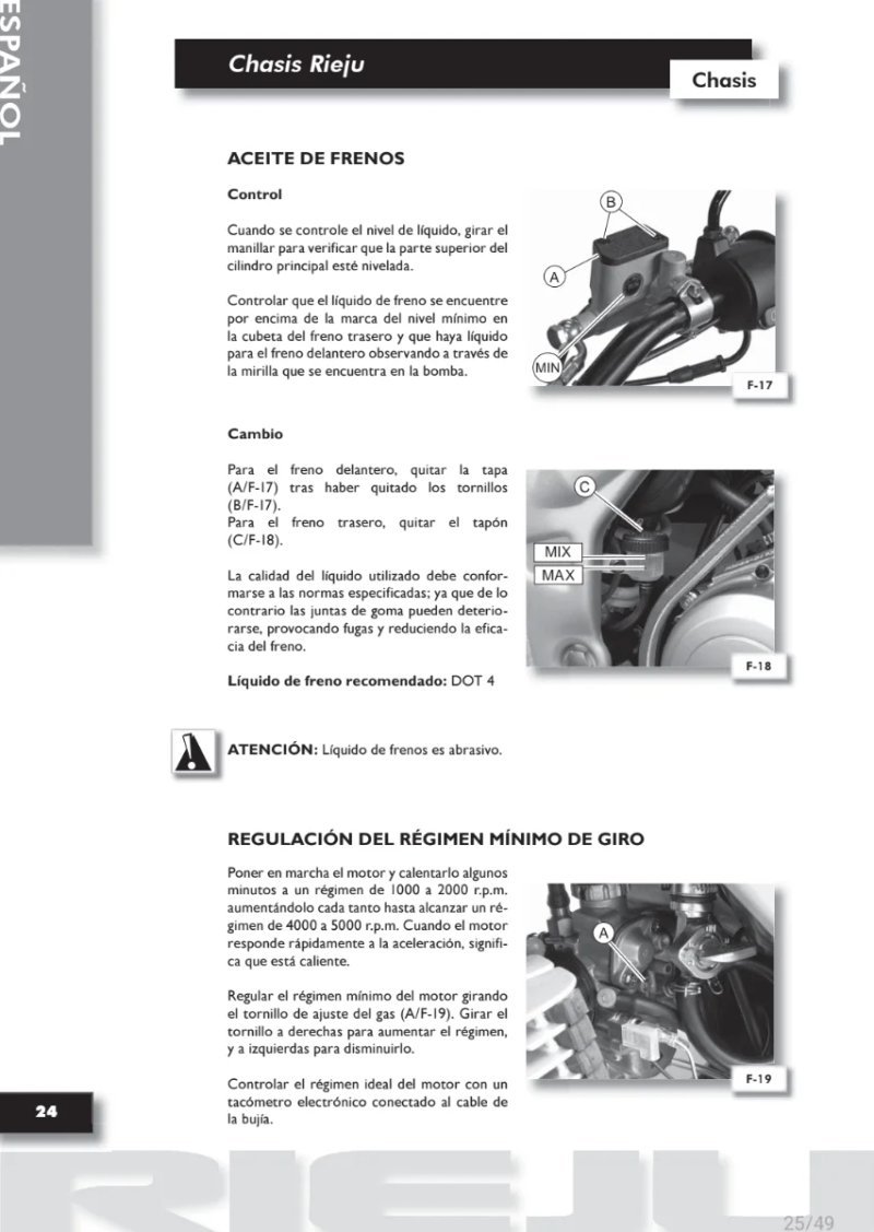 Manual de taller Rieju TANGO 2009 - Imagen 3