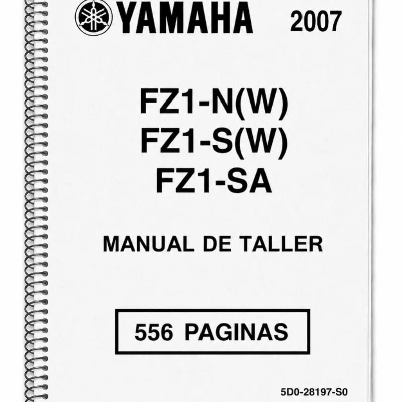 Manual Taller Yamaha FZ1-N(W)/S(W)/SA 2007